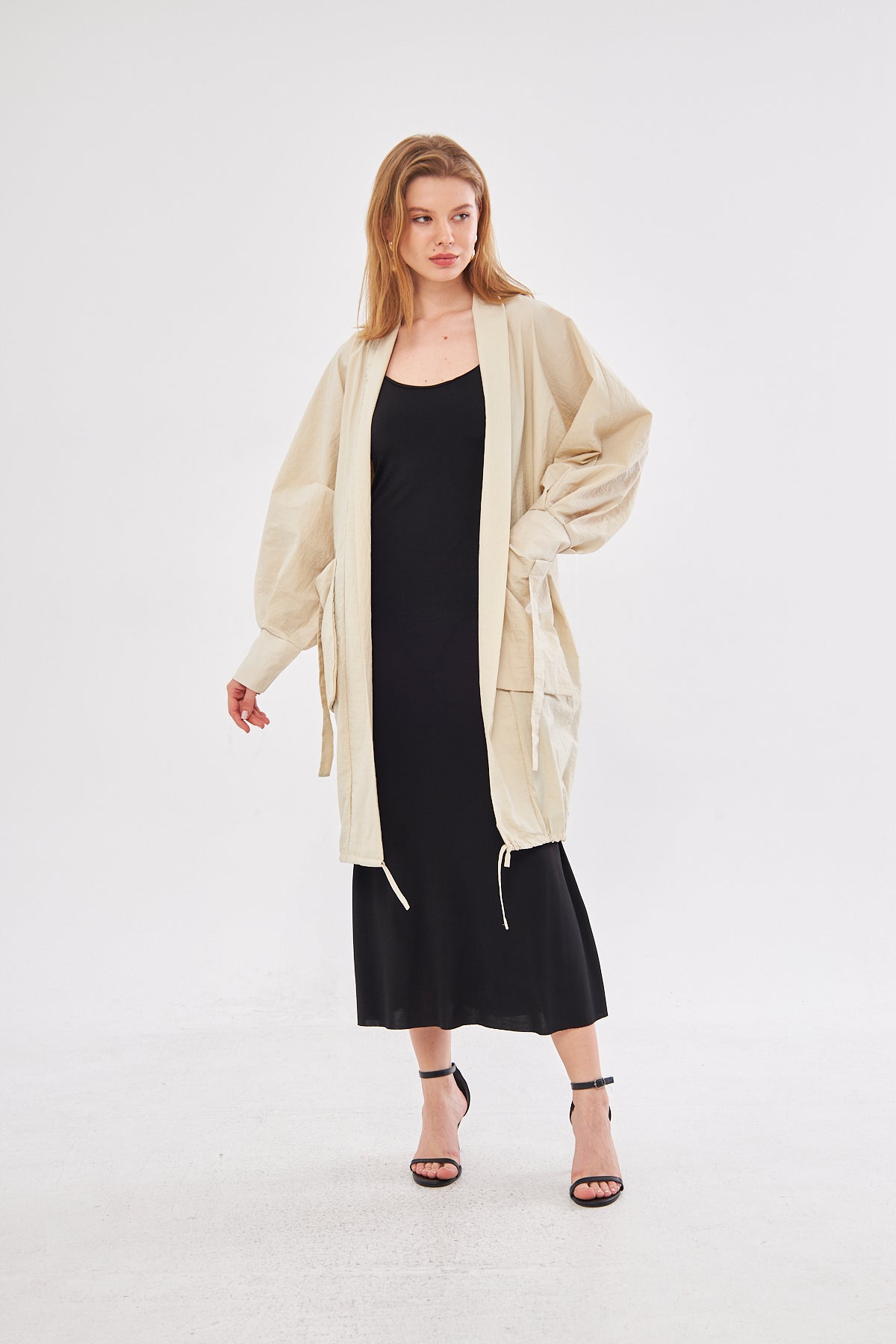 Sandra Over Sized Cardigan- Beige
