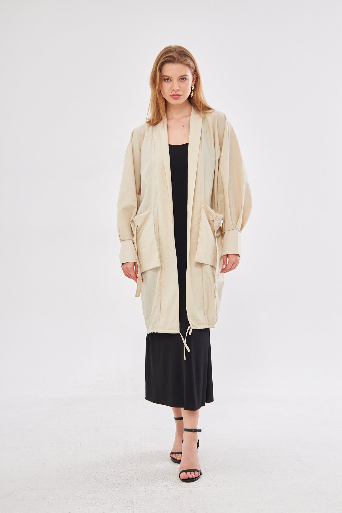 Sandra Over Sized Cardigan- Beige