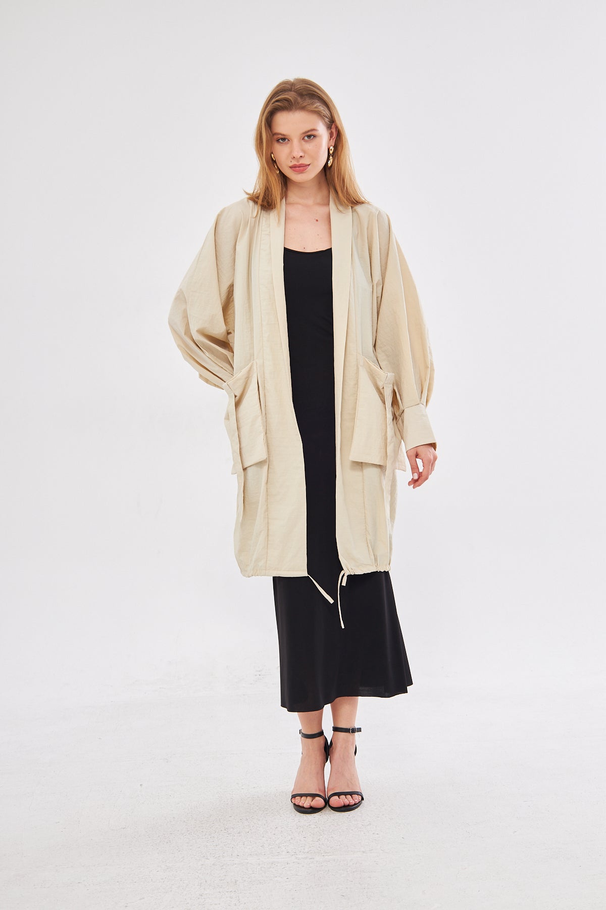 Sandra Over Sized Cardigan- Beige