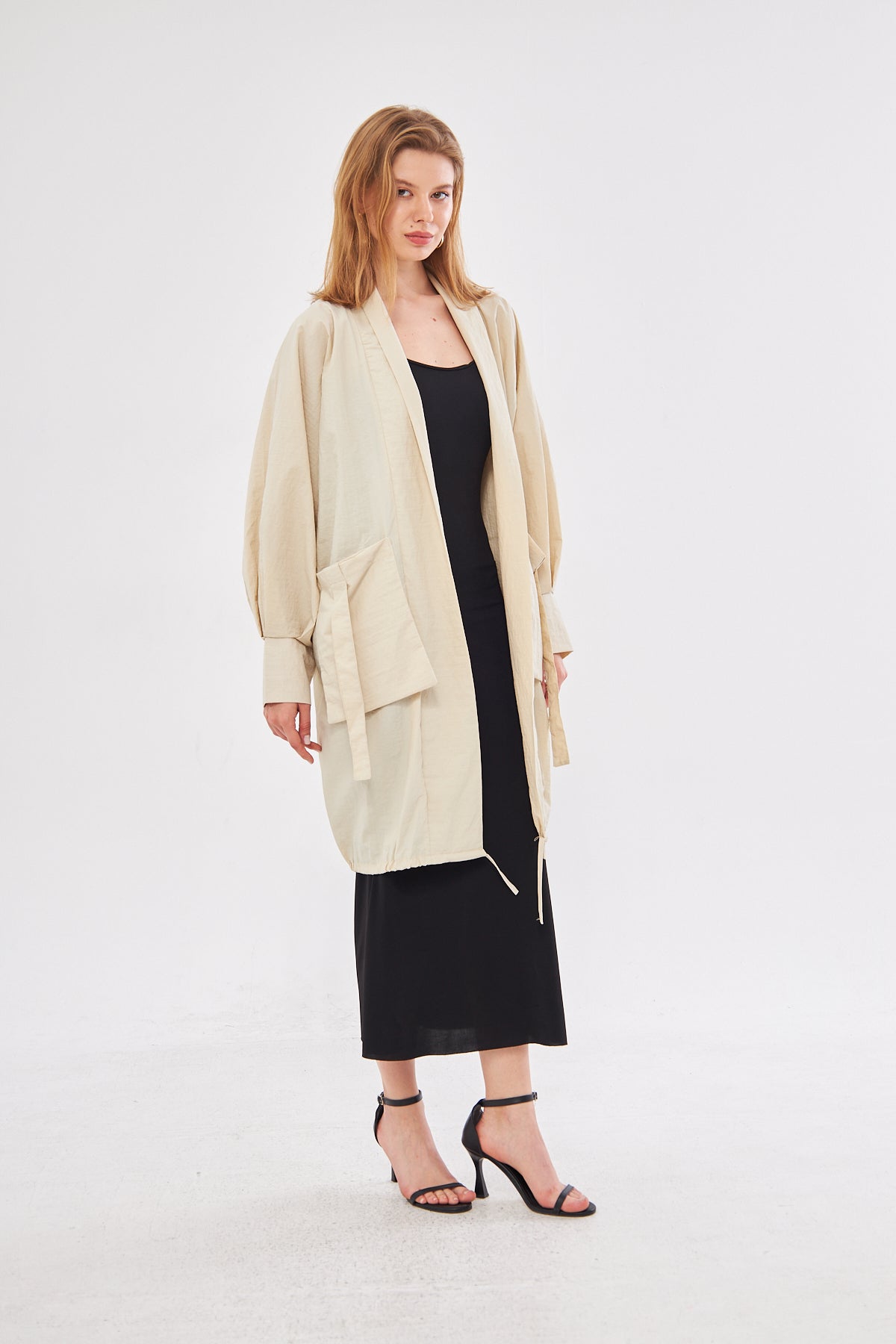 Sandra Over Sized Cardigan- Beige