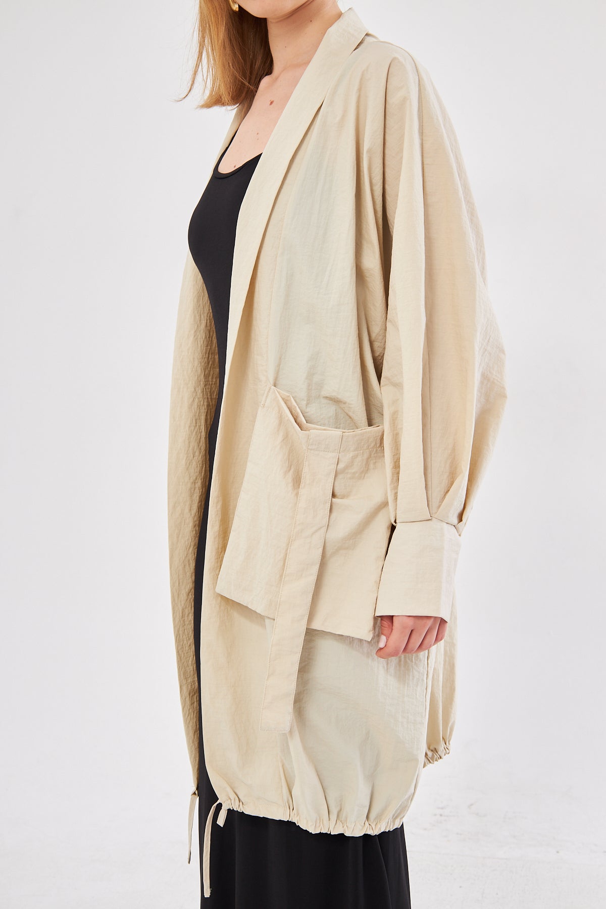 Sandra Over Sized Cardigan- Beige