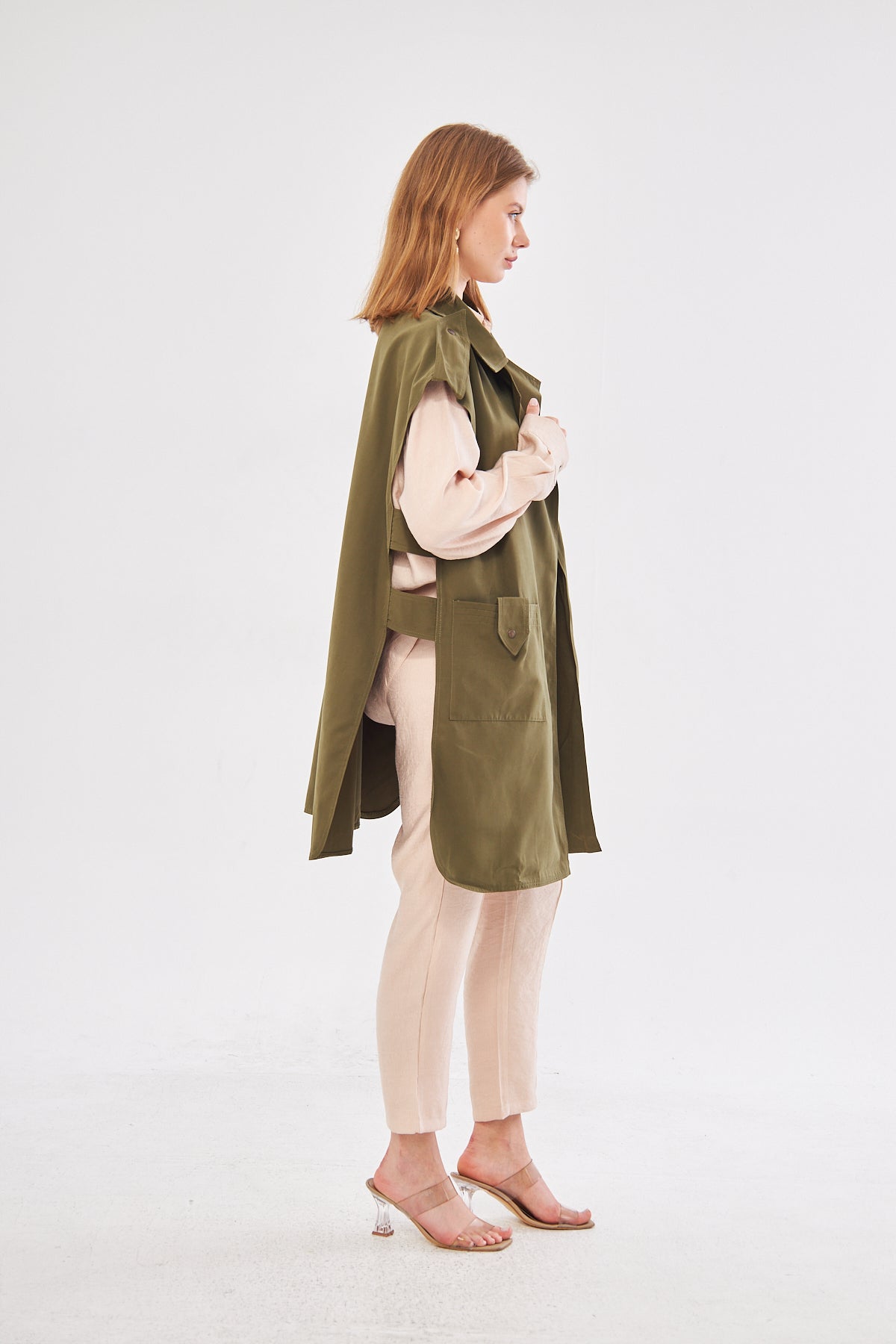 Sandra Sleeveless Trench Vest