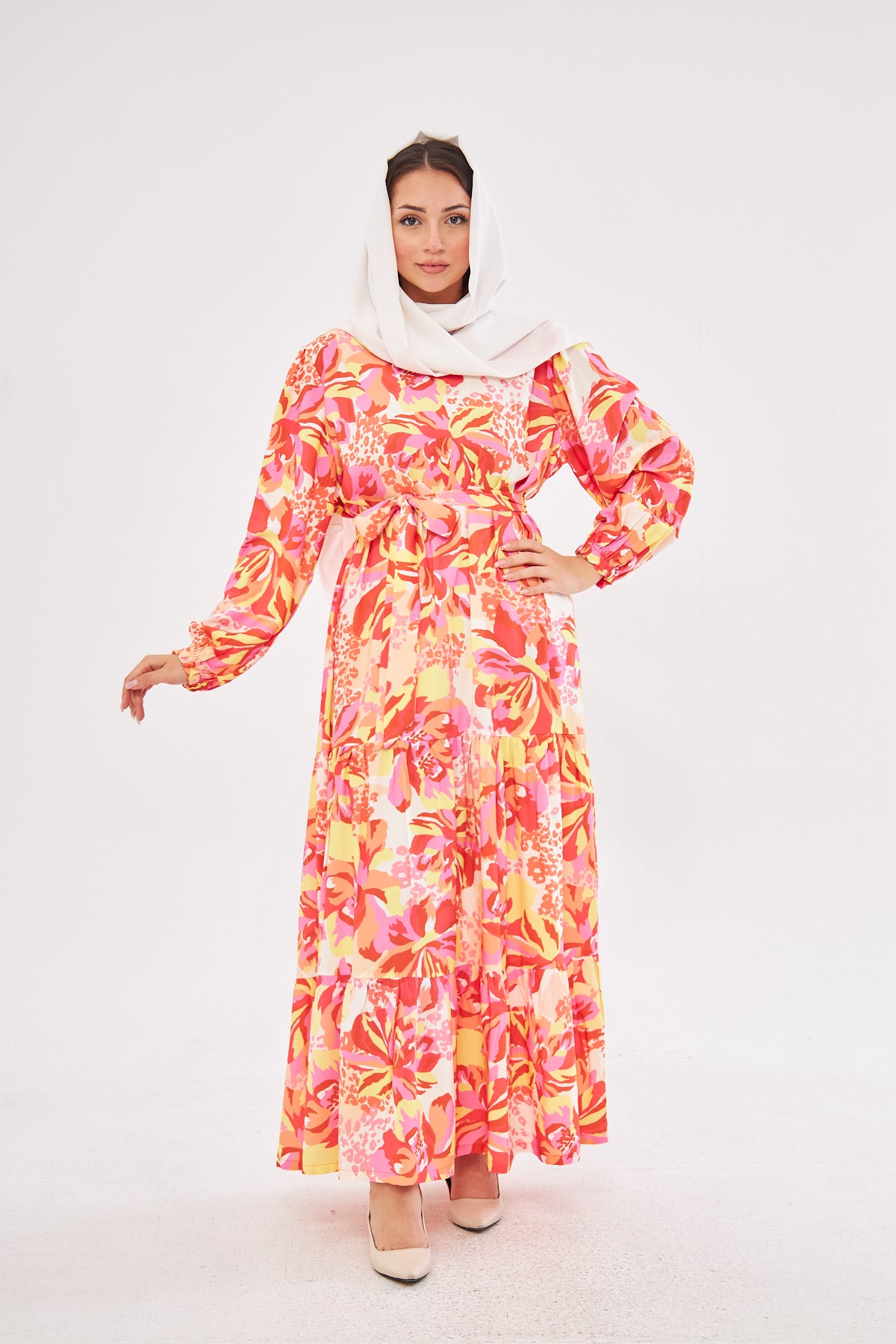 Joy Floral Print Dress