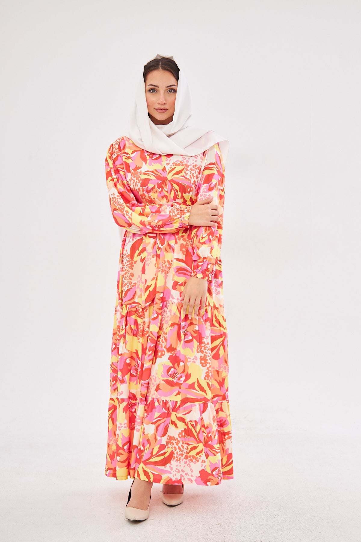 Joy Floral Print Dress