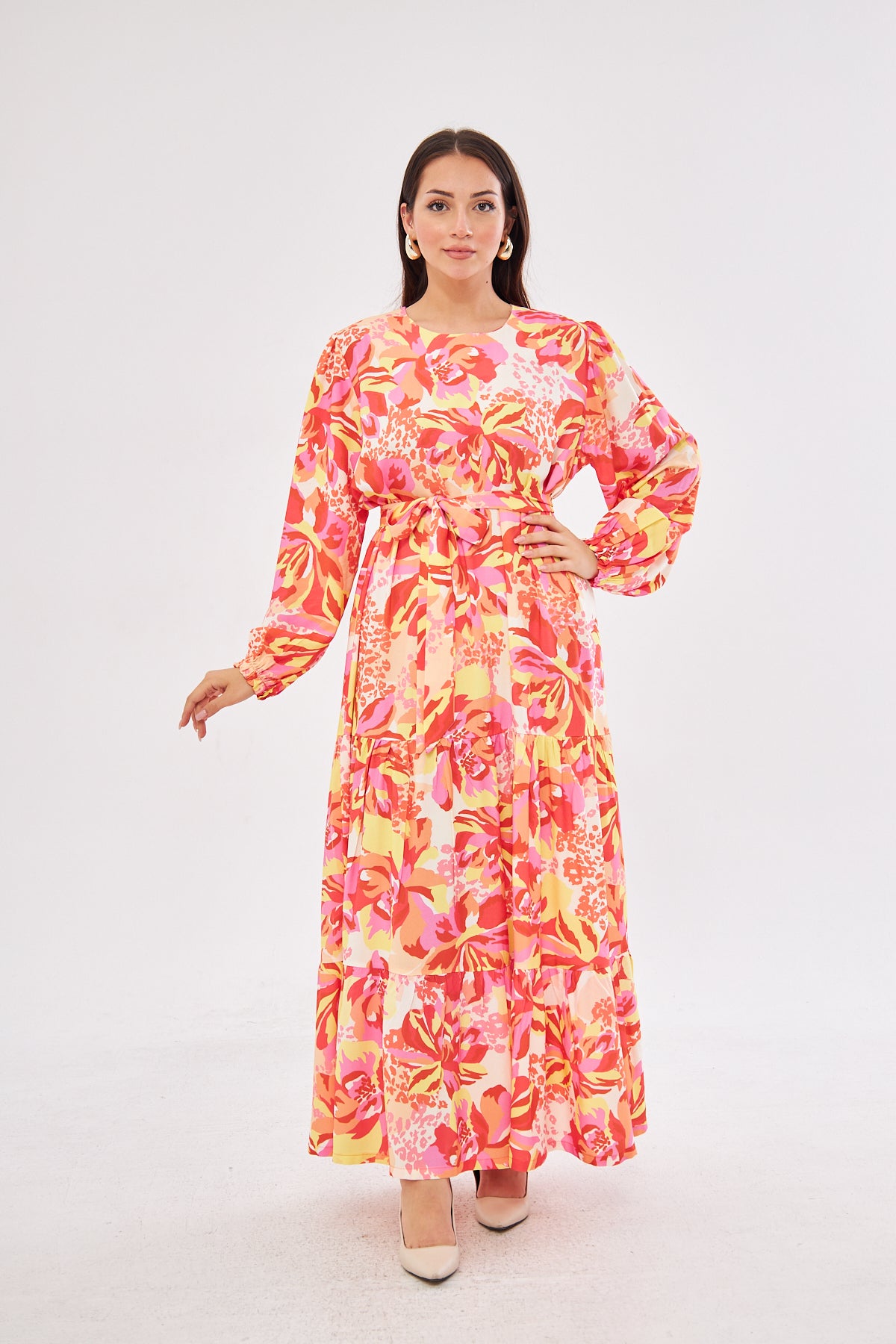 Joy Floral Print Dress