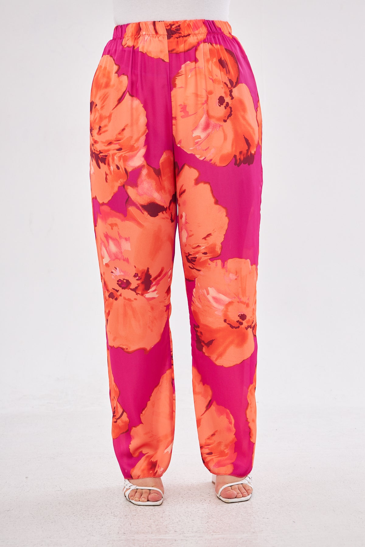 Hana All Over Floral Print Coat and Pants Set