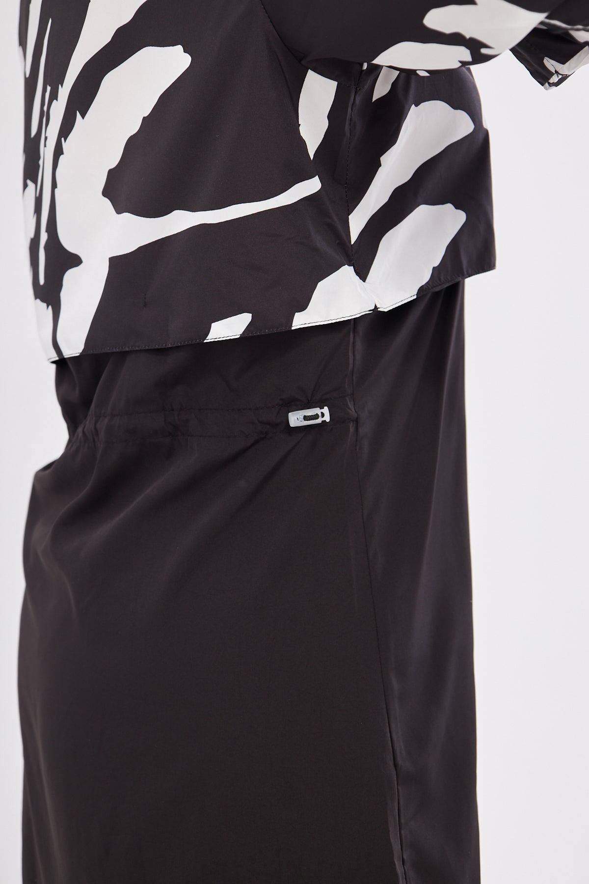 Elise Abstract Print Burkini- Black & White
