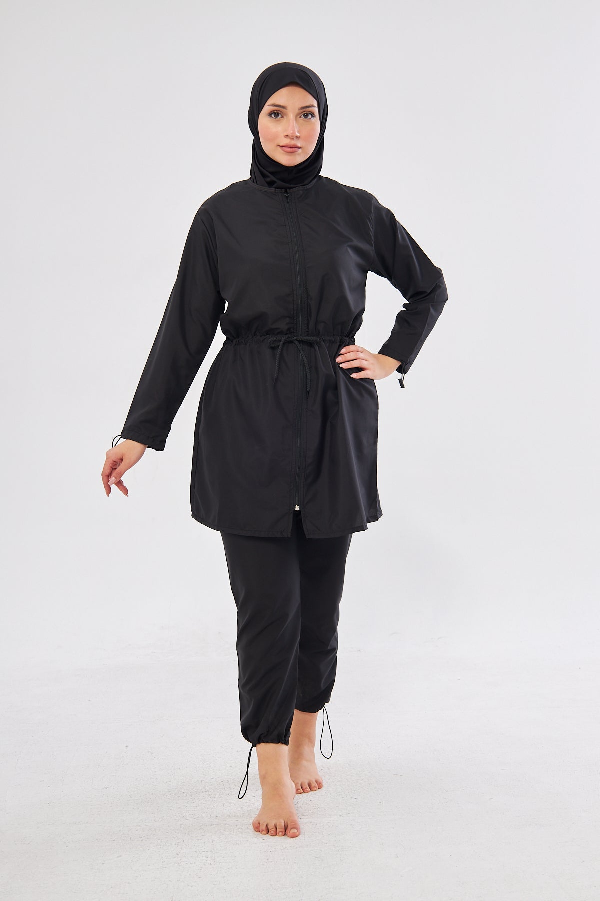 Elise Modest Burkini Set- Black