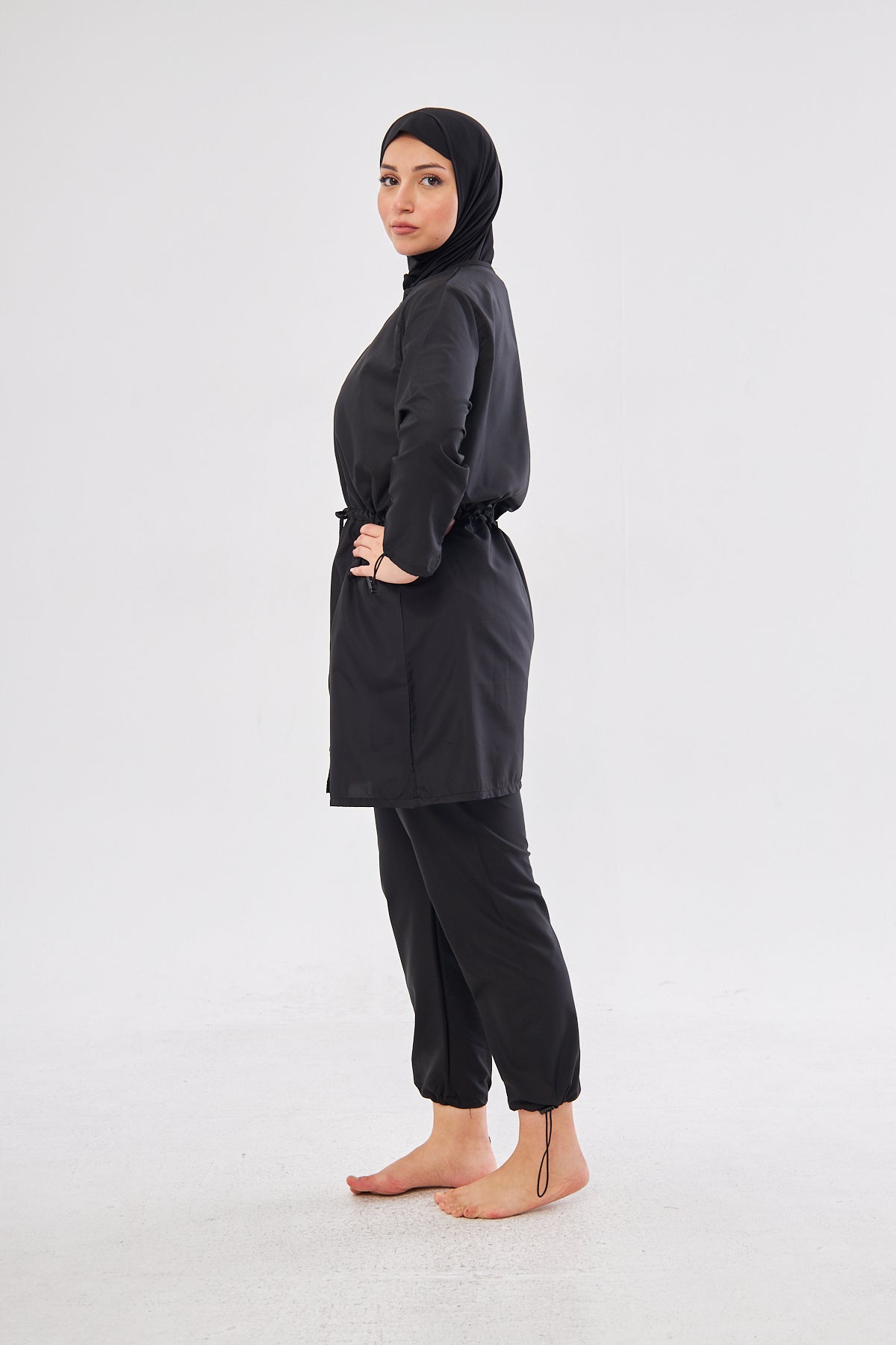 Elise Modest Burkini Set- Black