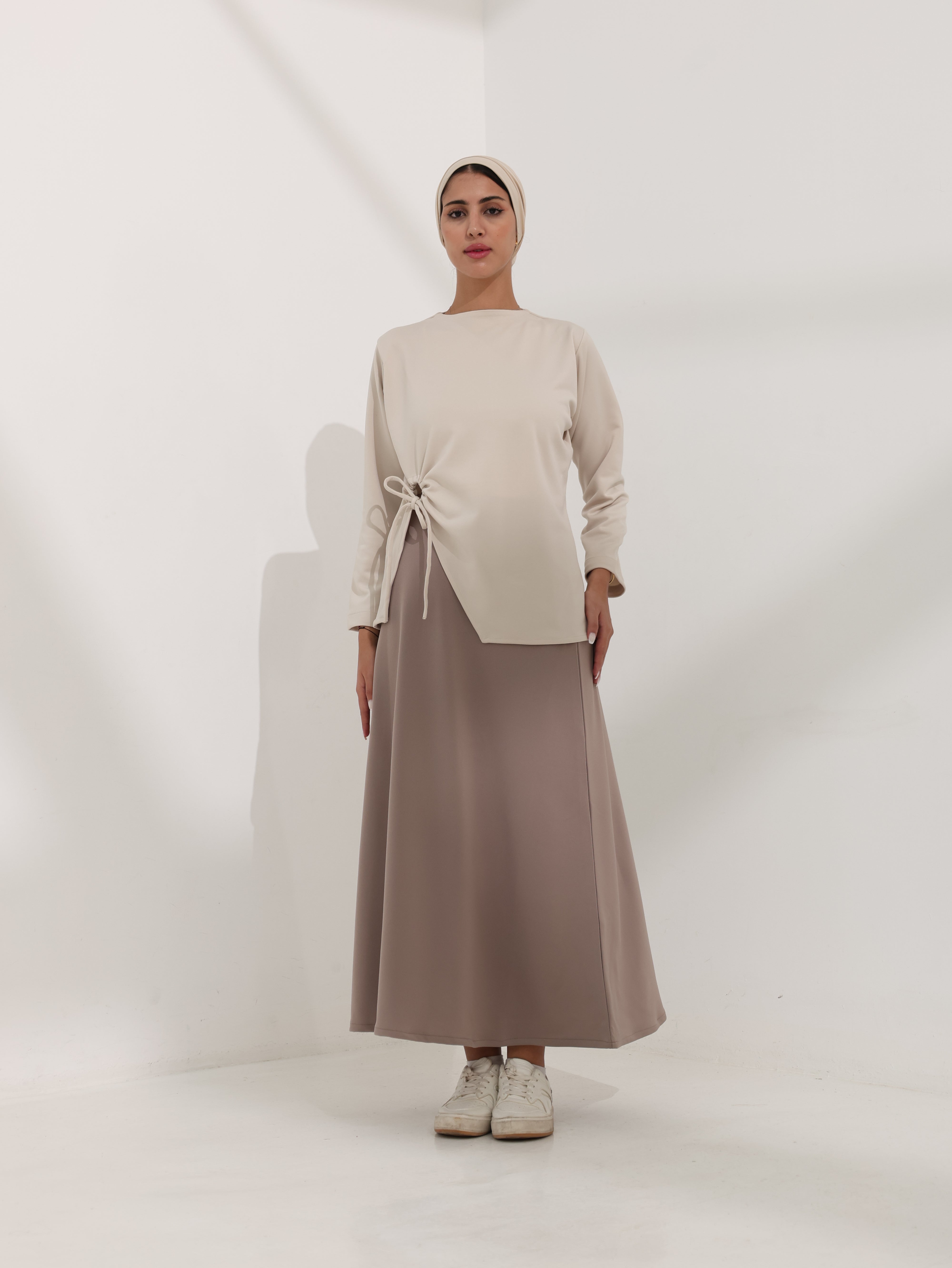 ZARA WRAP TOP & SKIRT SET – Heavy Scuba Collection