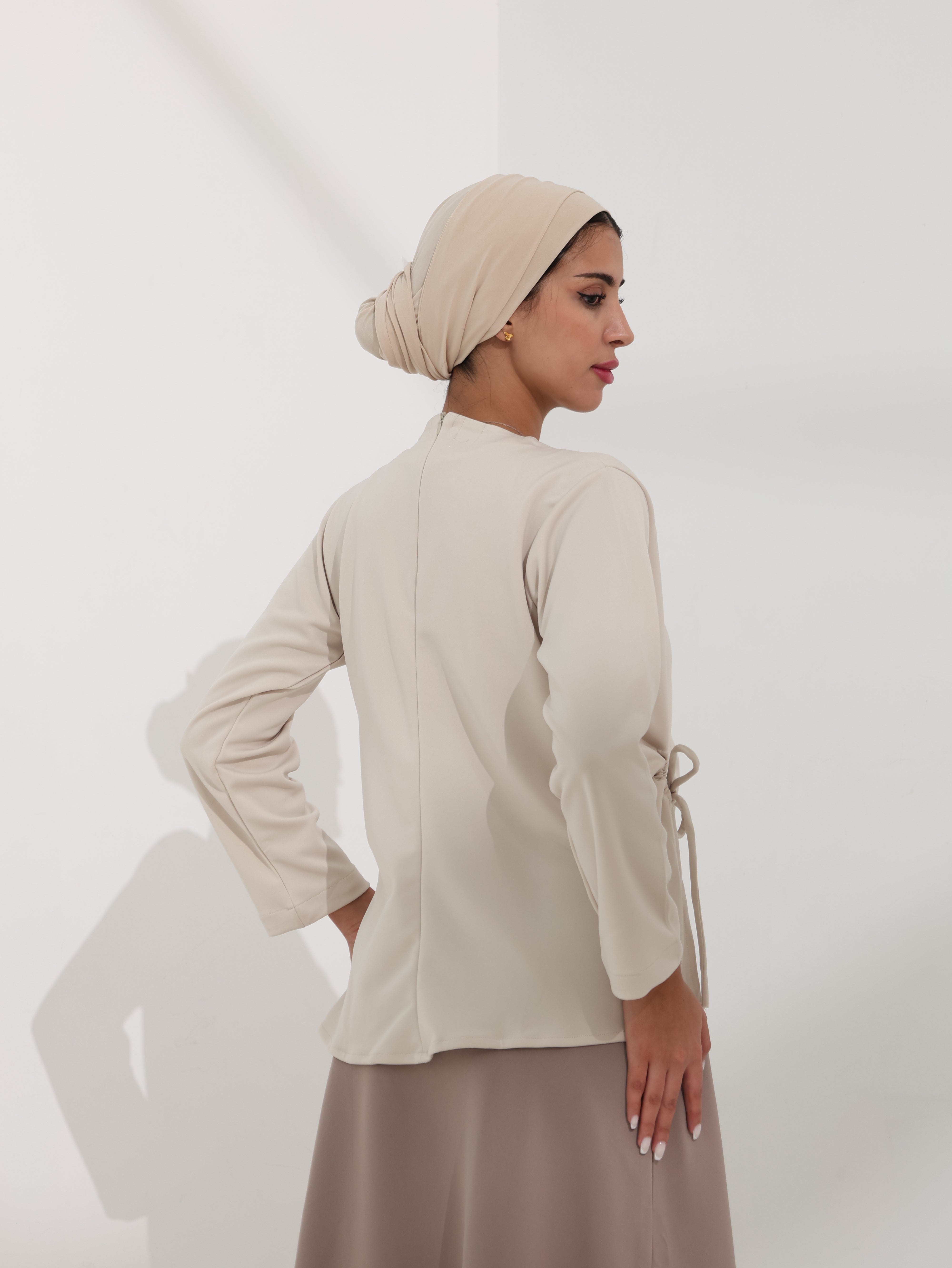 ZARA WRAP TOP & SKIRT SET – Heavy Scuba Collection