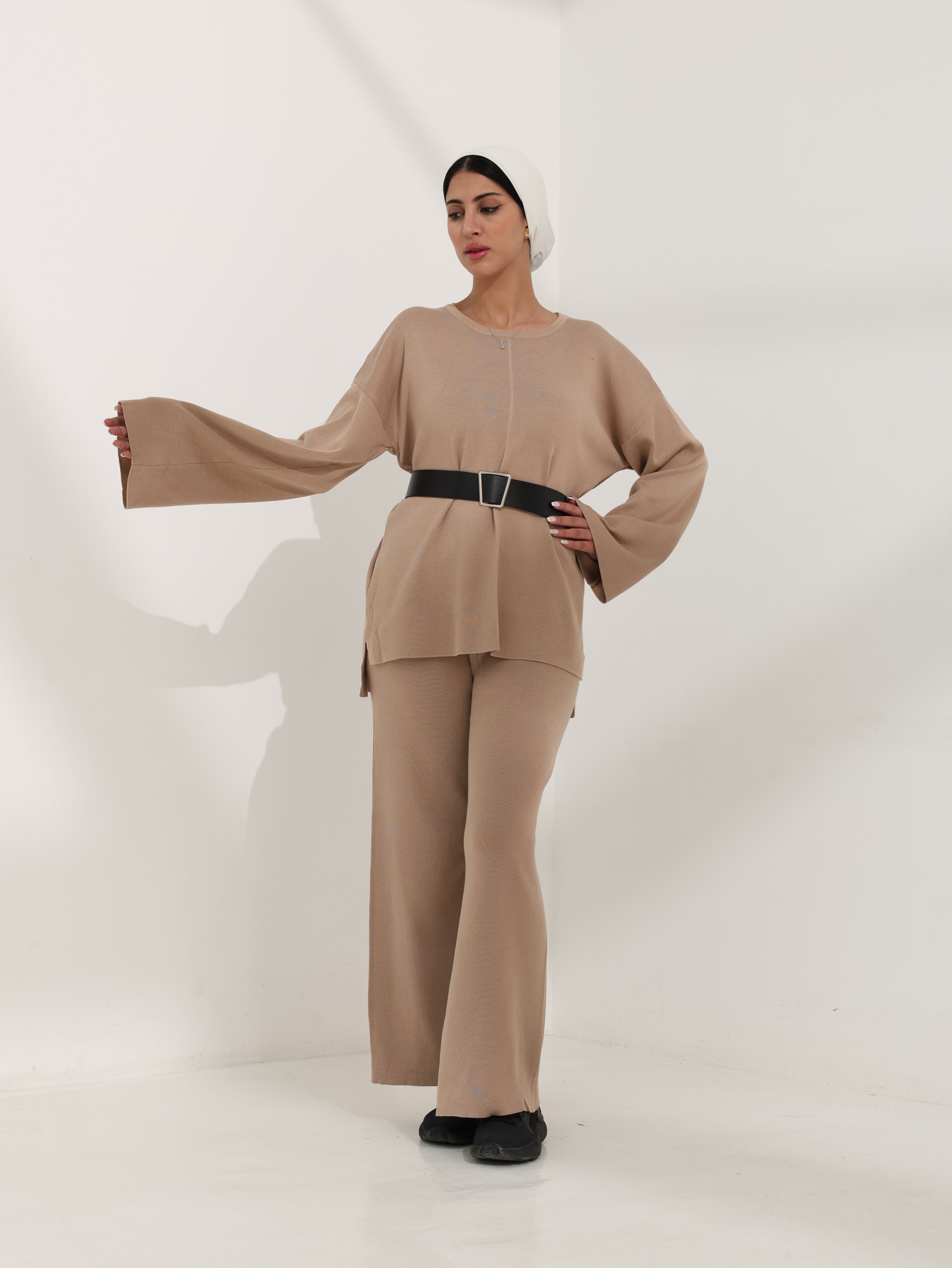 NOOR JERSEY TOP & PANT SET