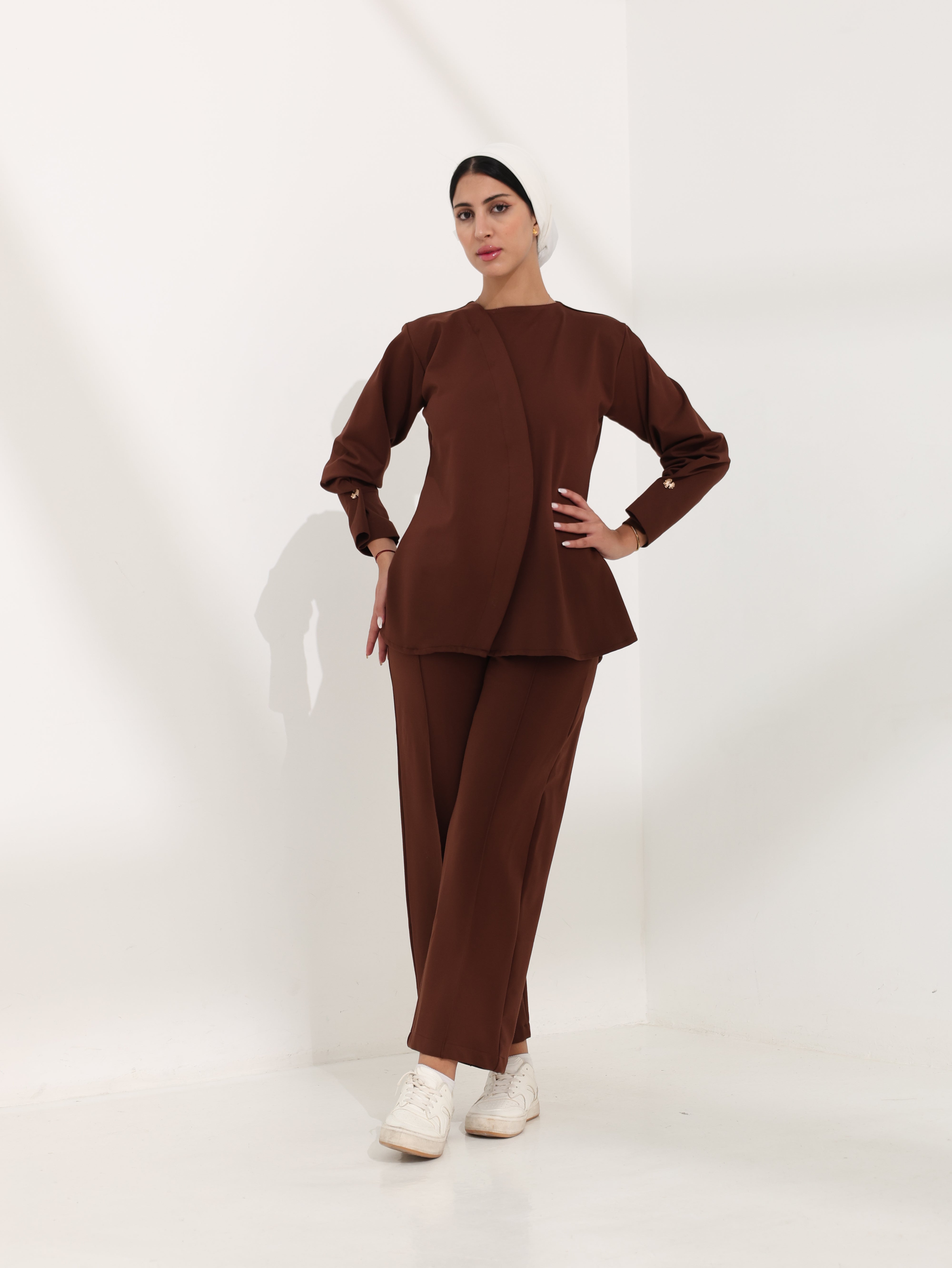 NOOR JERSEY TOP & PANT SET