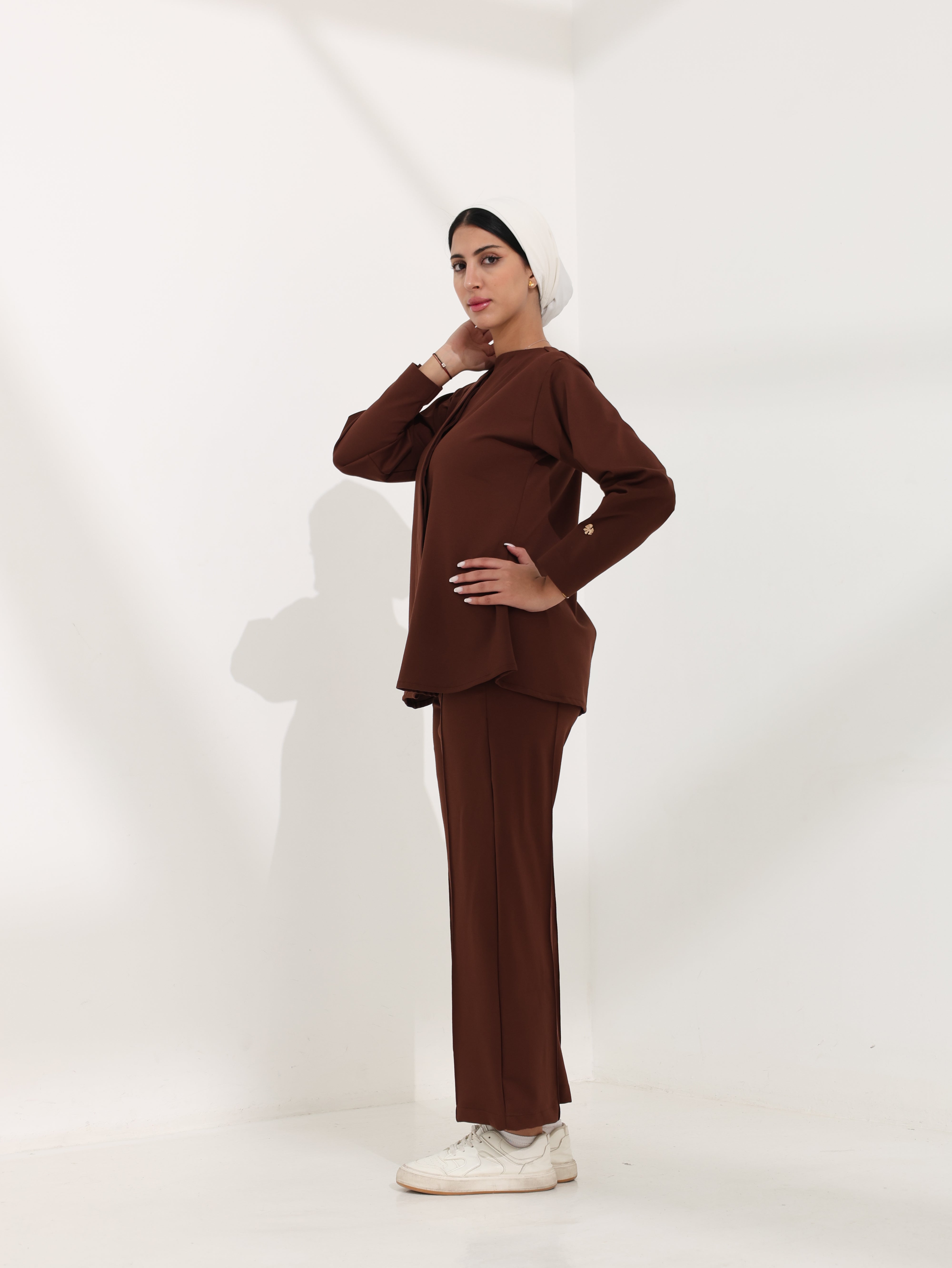 NOOR JERSEY TOP & PANT SET