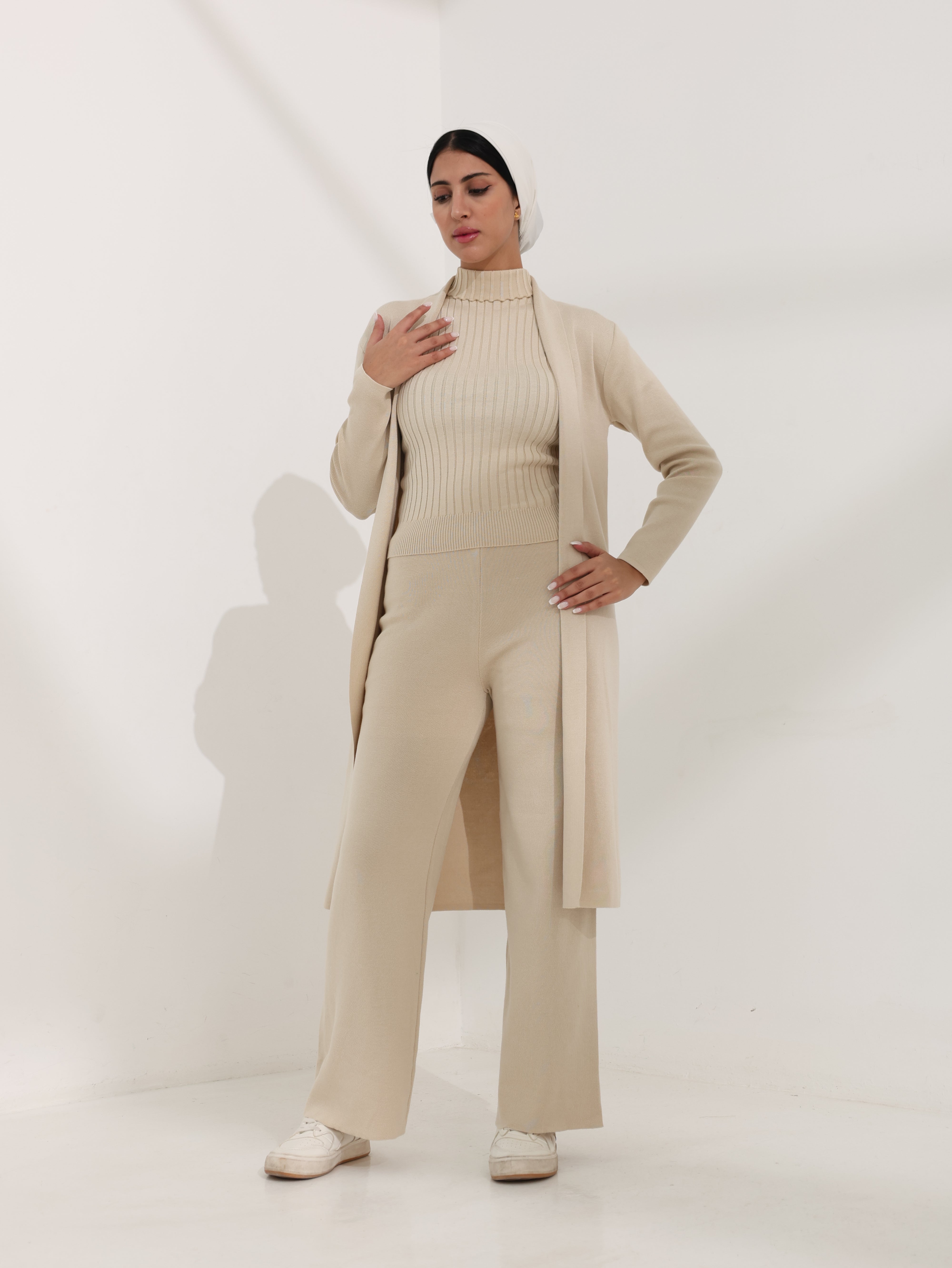 3-Piece Wool Knit Set