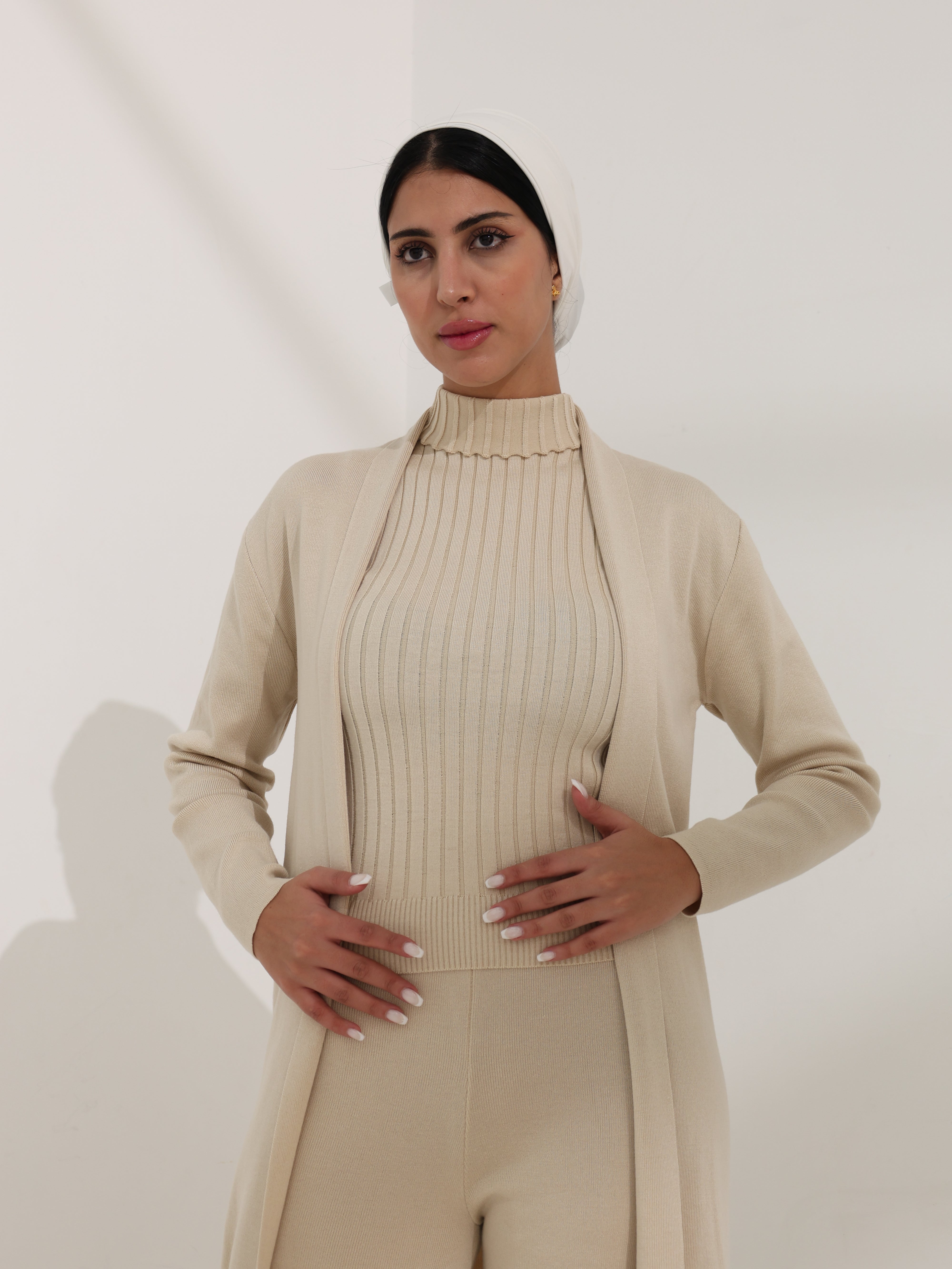 3-Piece Wool Knit Set