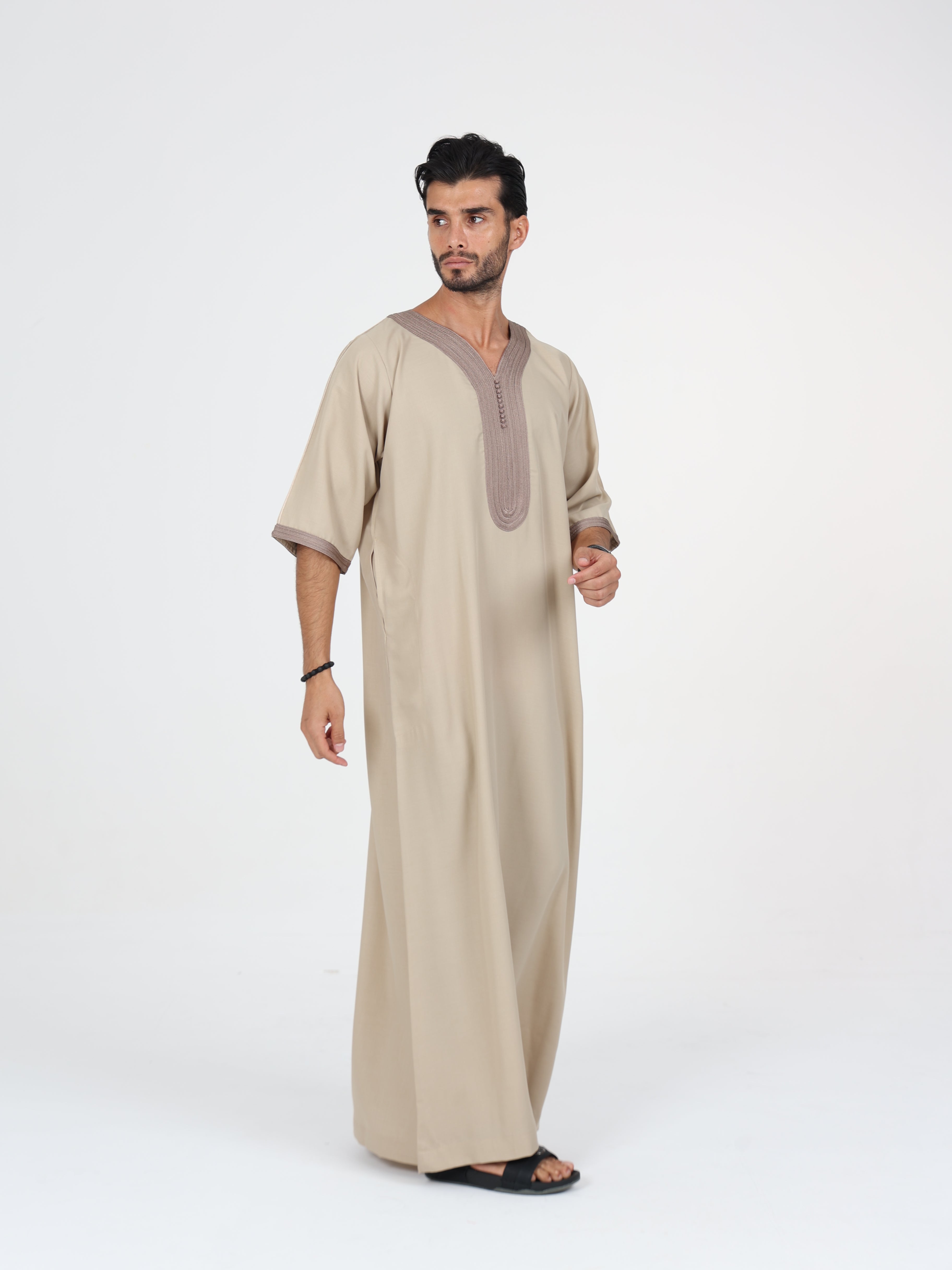 Moroccan Modern Short Sleeve Thobe