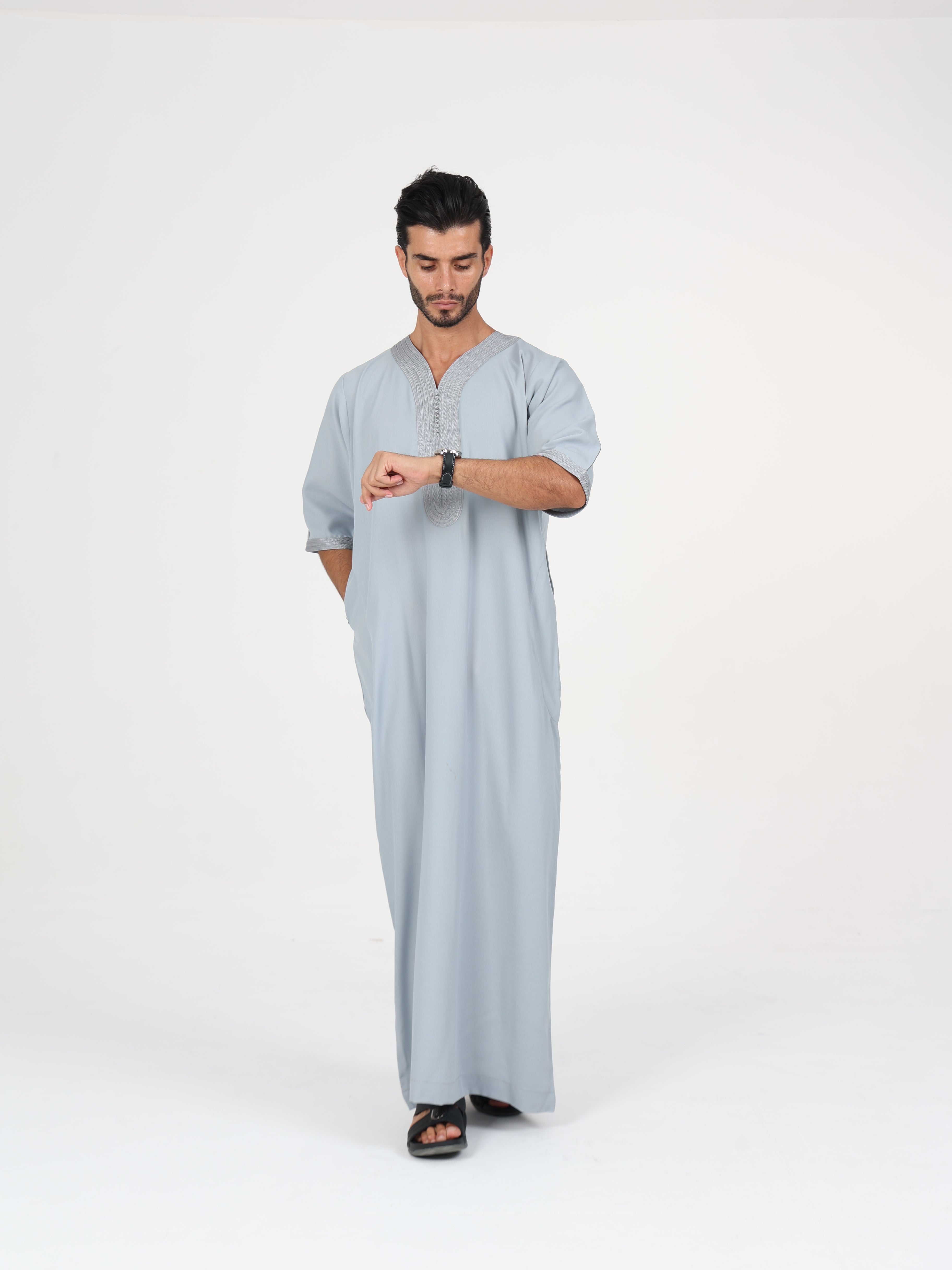 Daddy & Me - Moroccan Modern Short Sleeve Thobe