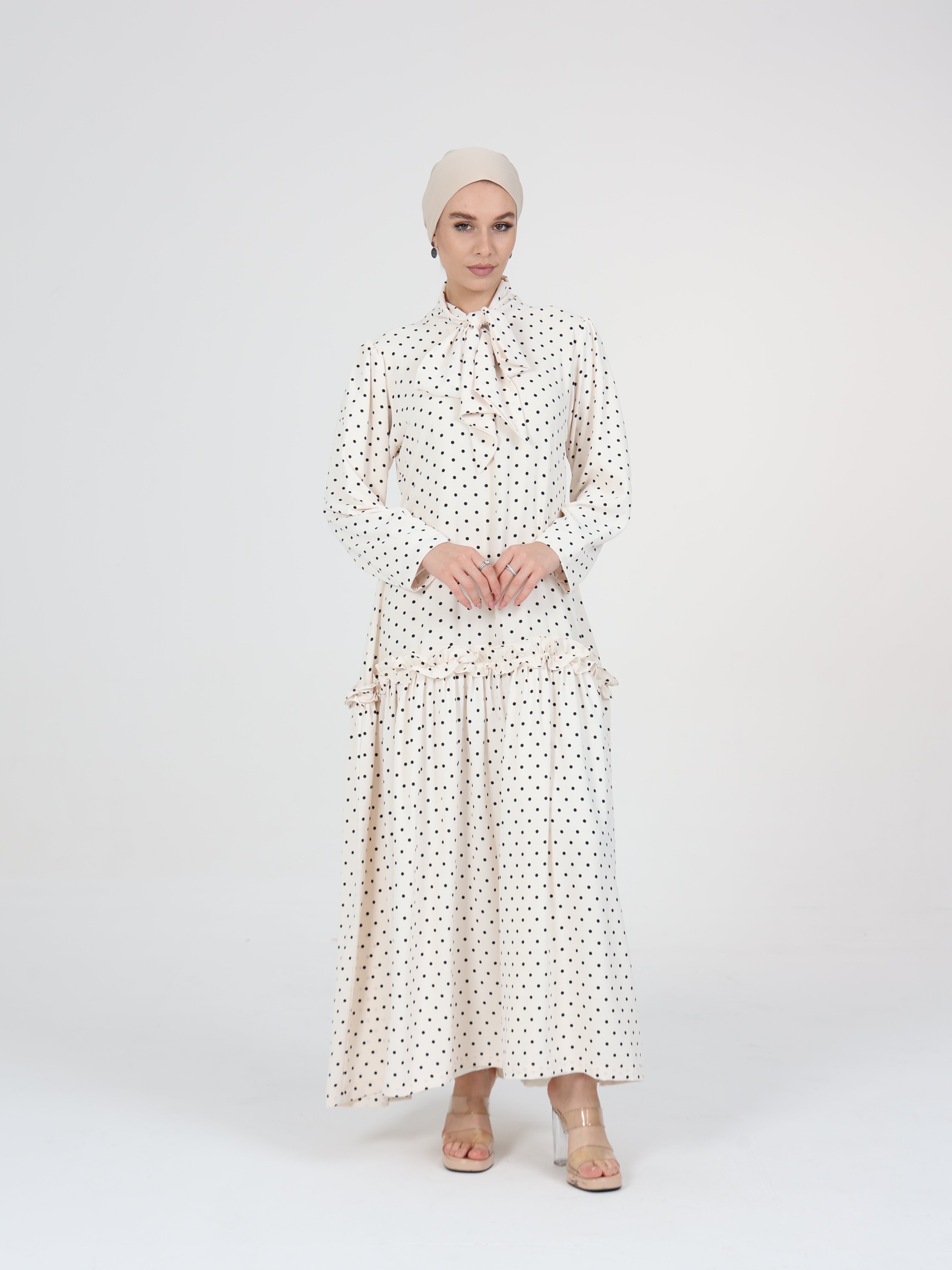 Polka Dot Maxi Dress