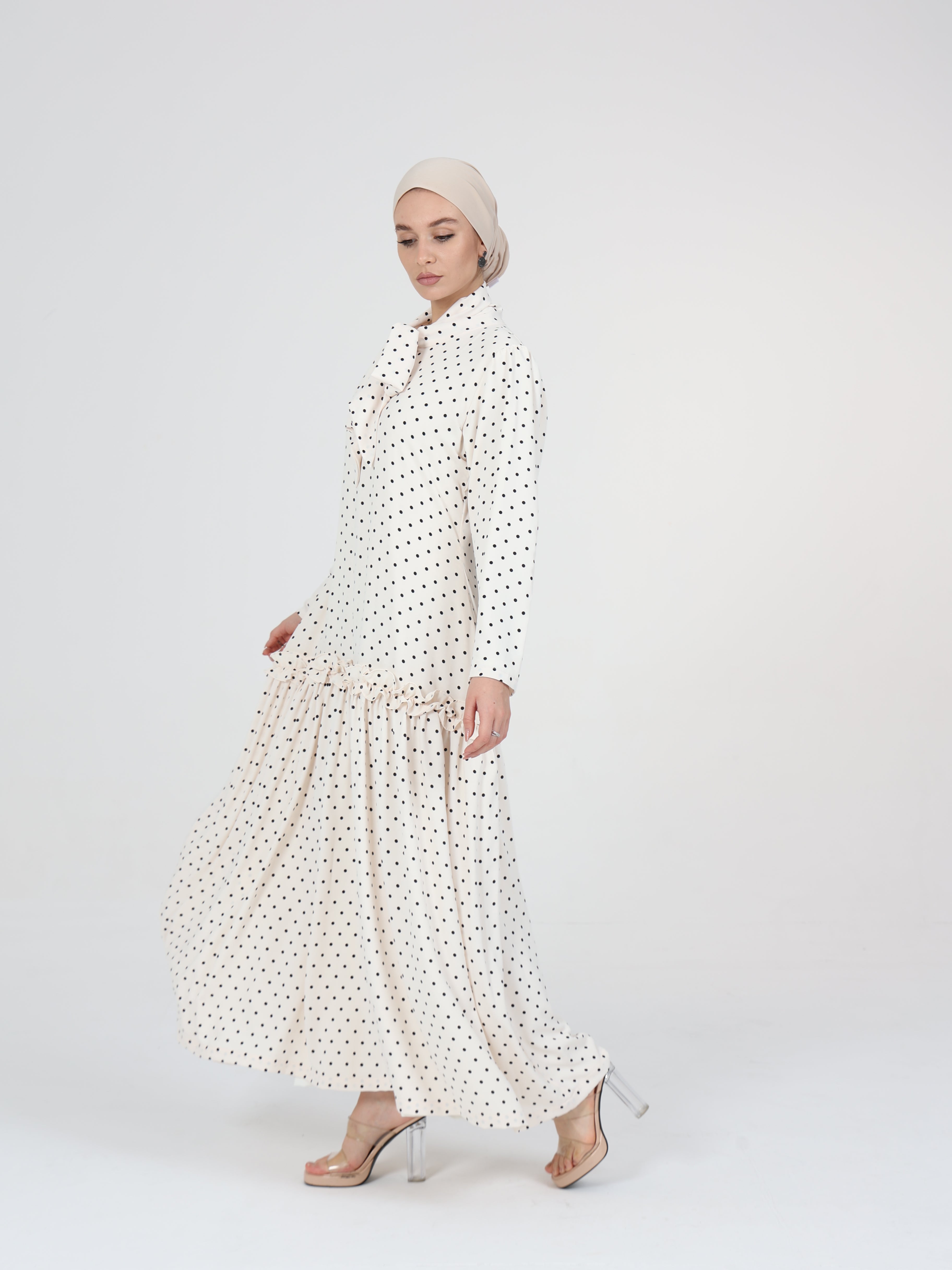 Polka Dot Maxi Dress