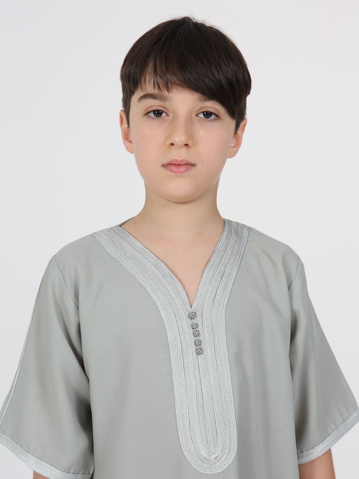 Daddy & Me - Moroccan Modern Short Sleeve Boys Thobe