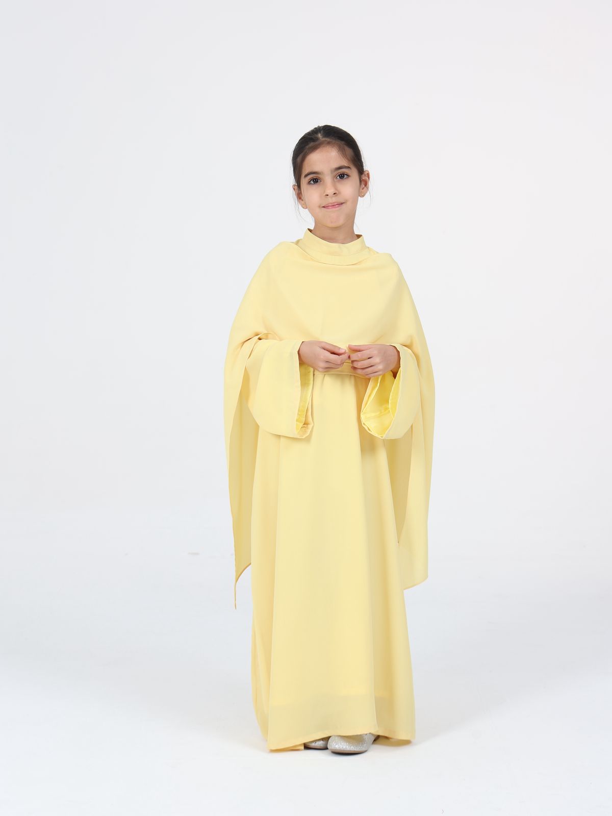 MOMMY & ME - SAFA CAPE KIDS SET - BUTTER YELLOW